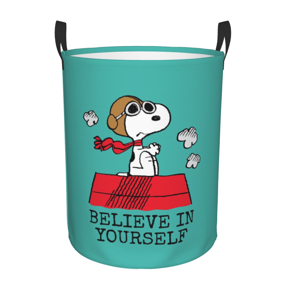 Pet Portrait Custom - Maßgefertigter S-Snoopies Anime Wäschekorb Zusammenklappbarer Hunde-Cartoon