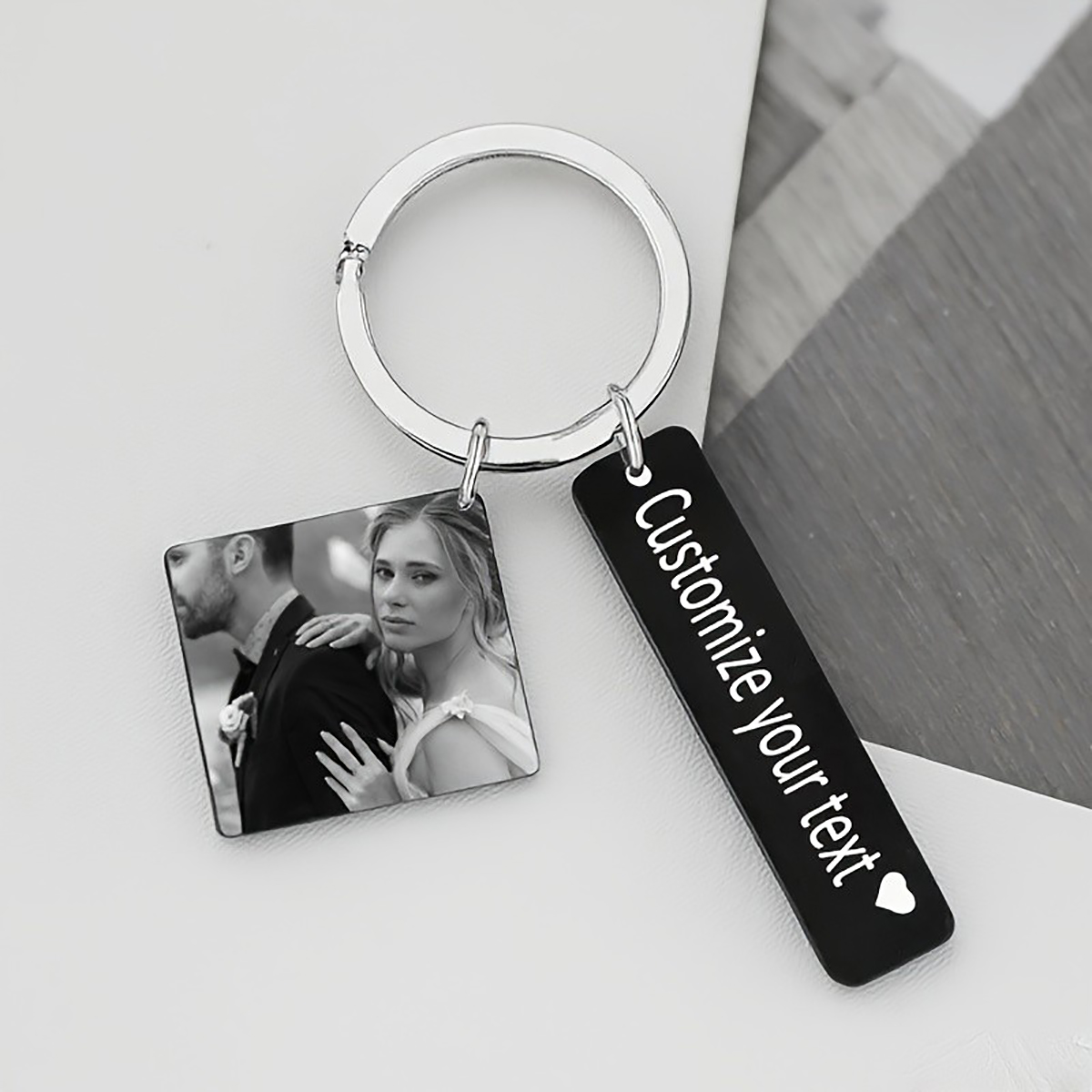 Personalisierter Schlüsselanhä – Initial Ring Custom Bewertung und Preis