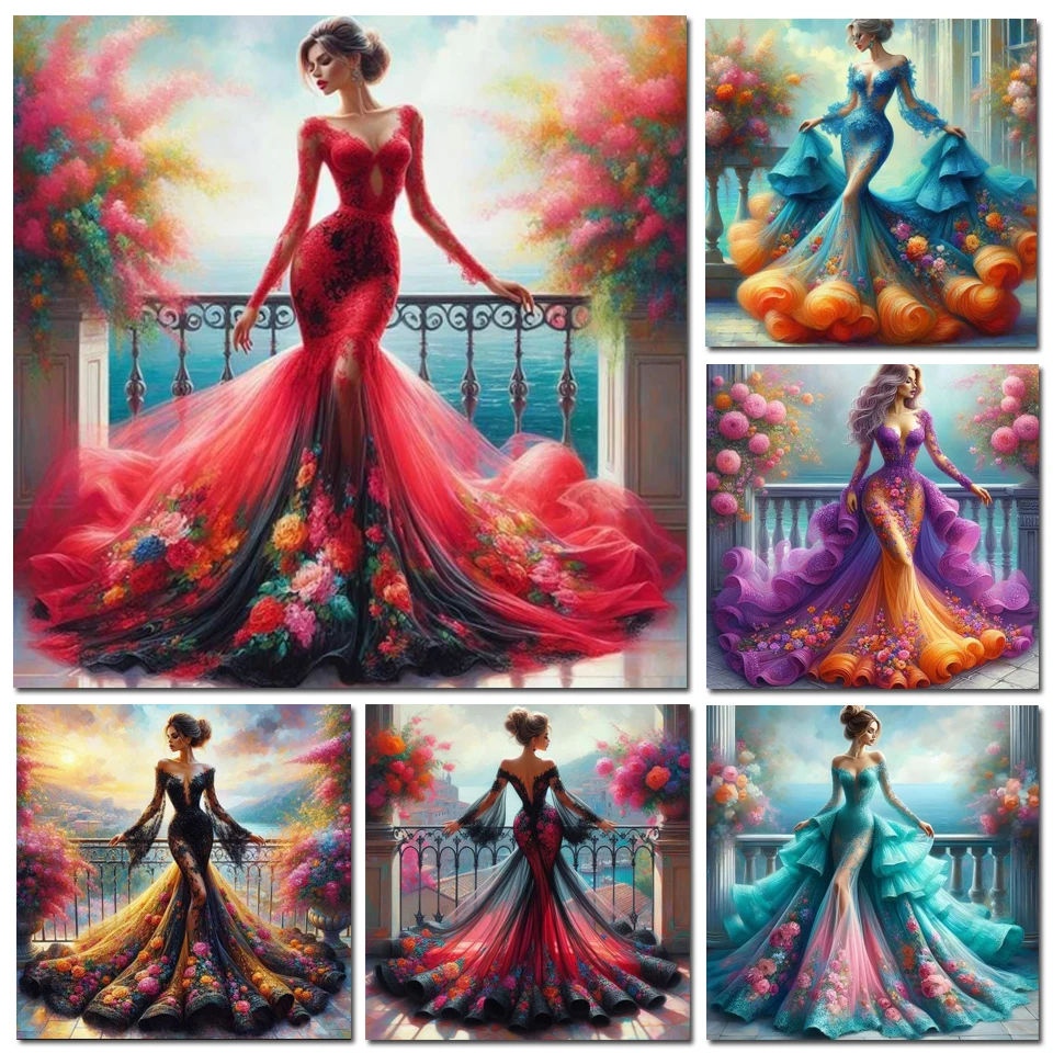 DIY Diamantmalerei Kunst Frau  – Photo Mosaic Print Bewertung und Preis