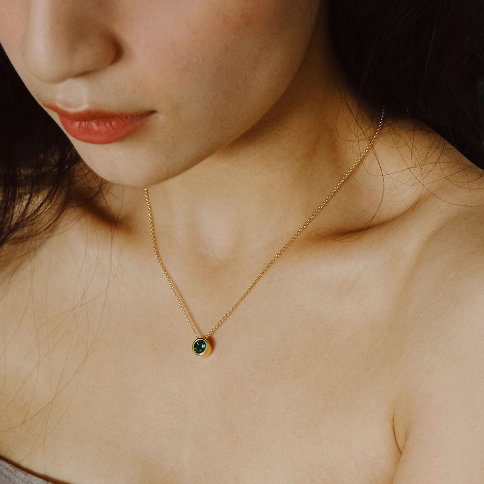 Edelstahl-Halsketten mit 12-Ge – Birth Flower Necklace Bewertung und Preis