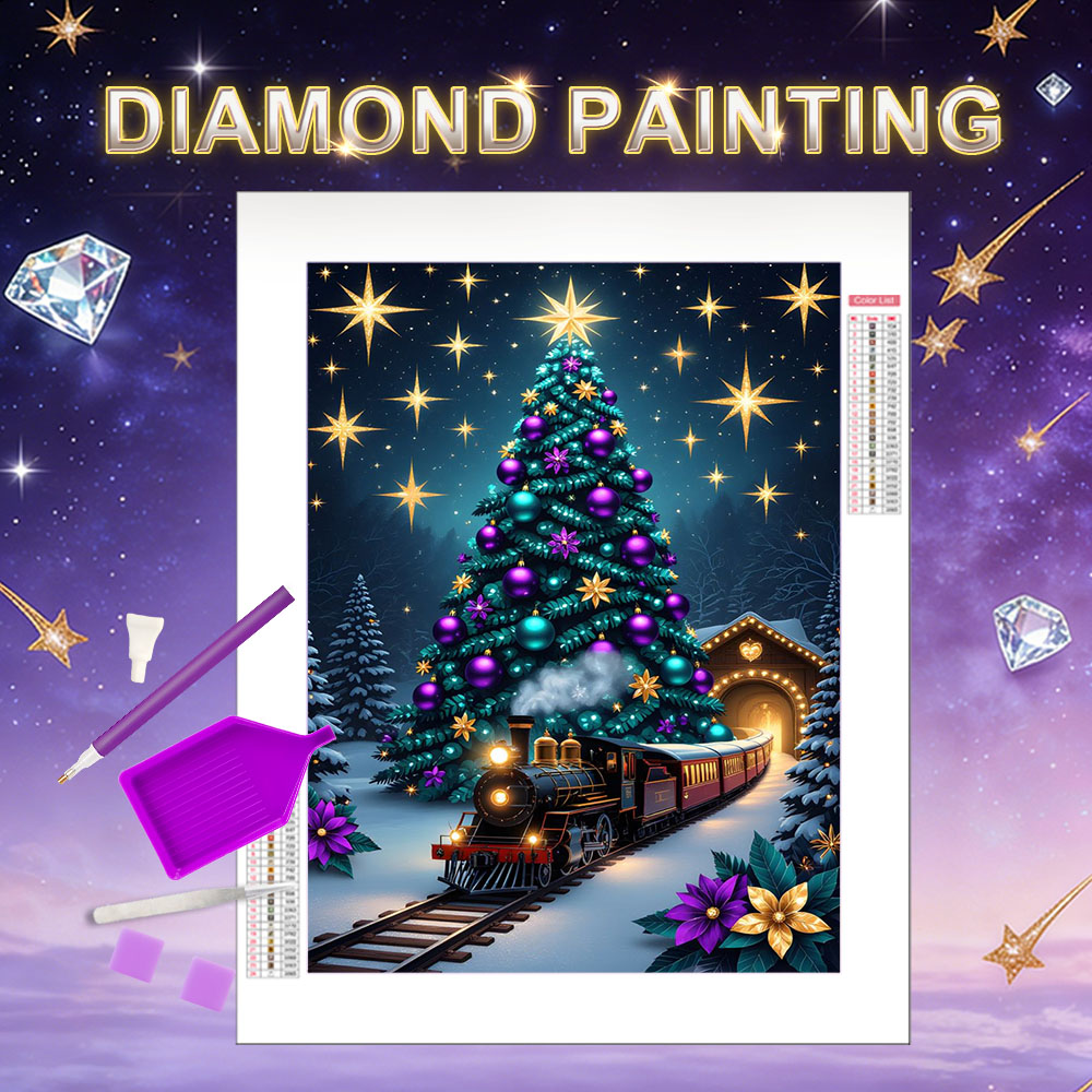 HUACAN Diamant-Malerei Baum We – Photo Mosaic Print Bewertung und Preis