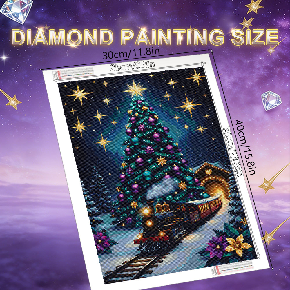 HUACAN Diamant-Malerei Baum We – Photo Mosaic Print Bewertung und Preis