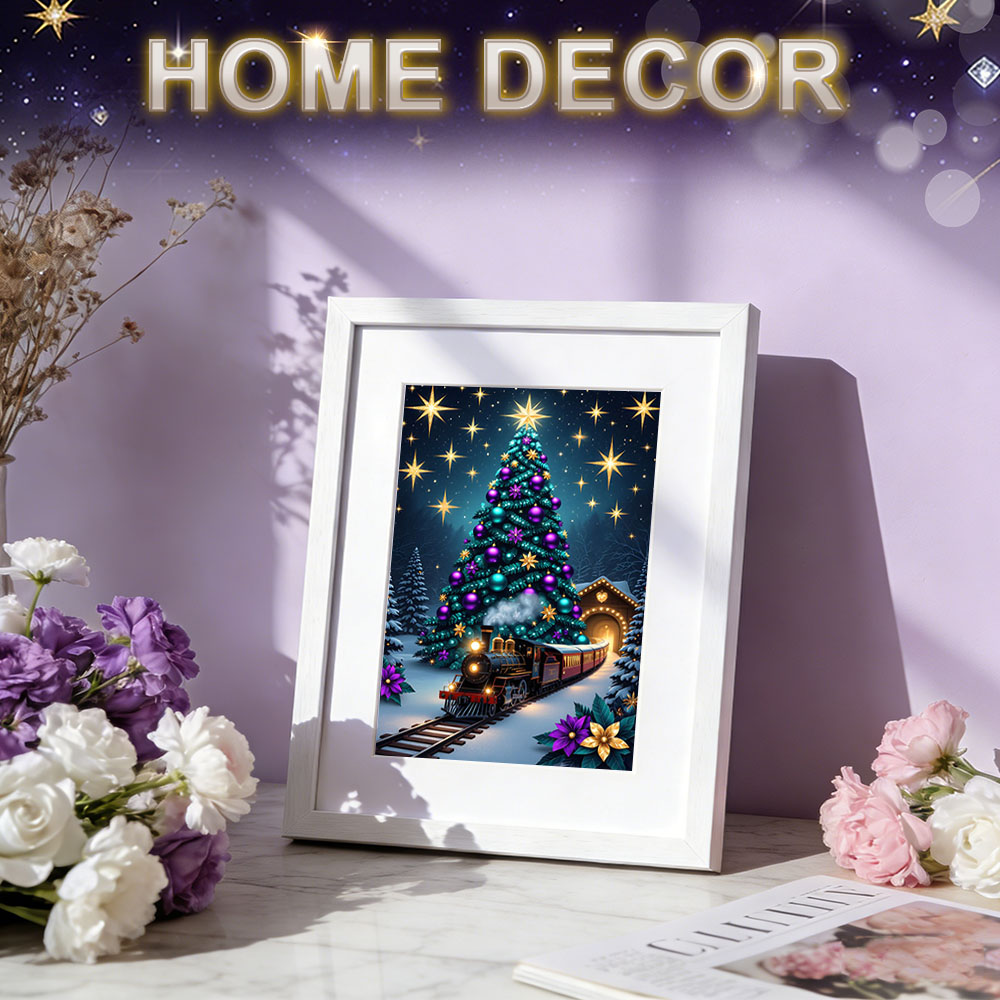 HUACAN Diamant-Malerei Baum We – Photo Mosaic Print Bewertung und Preis